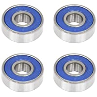 ALONGB Rodamiento Rodamiento 608RS ABEC 9 Rodamiento de Rodillos (4 Piezas)